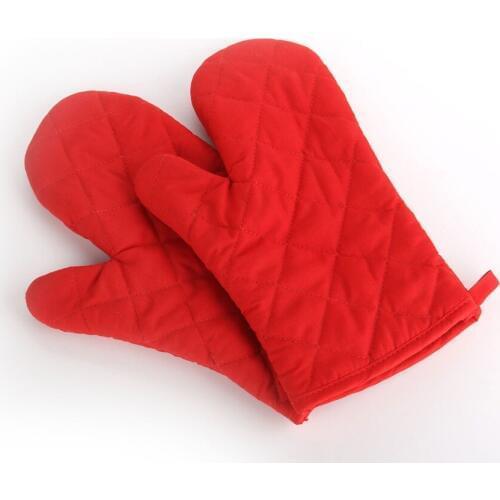 1pc 160C High quality insulated gloves thickened high temperature resistance quilting Baking oven roast oven gloves