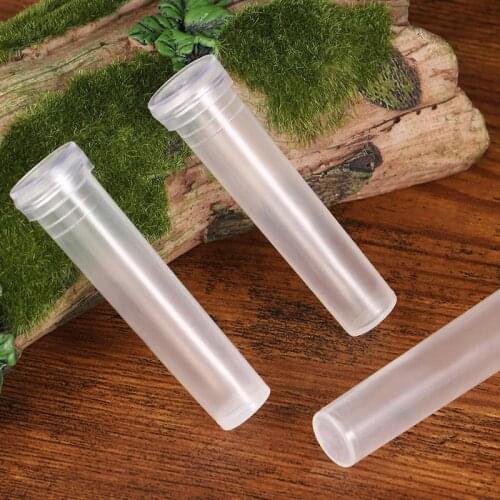 100Pcs Plastic Culture Tubes Durable Flower Growing Tubes Florist Supplies