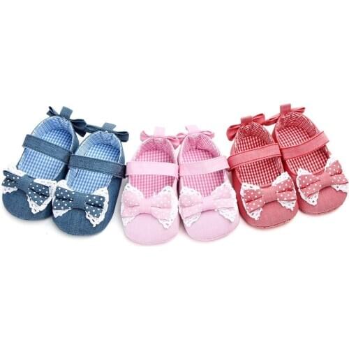 2020 Baby Shoes Soft Sole Princess Baby Girl Shoes Anti-Slip First Walker Baby Girl Shoes