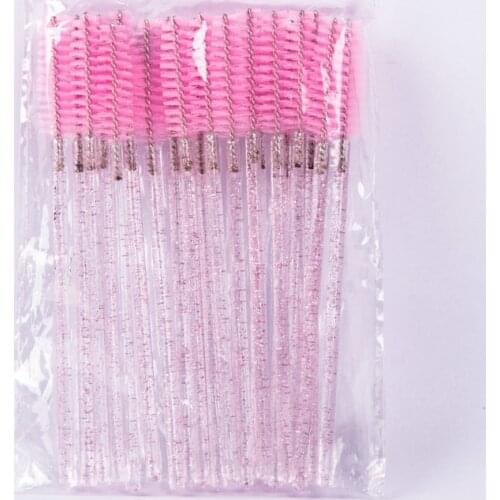 New 50/5pcs Eyelash brushes Extension Disposable Eyelashes Make Up Brushes Eyebrow Mascara Wand Applicator Flexible Makeup Tools