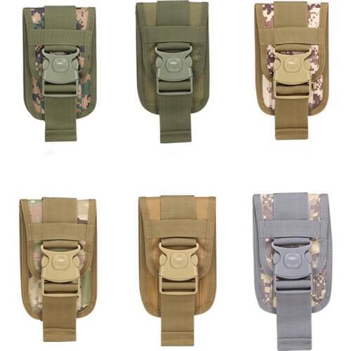 800D Waterproof Tactical Molle Pouch Outdoor EDC Bag Backpack Pouch Gadget Belt Waist Bag With 6 Inch Cell Phone Holder
