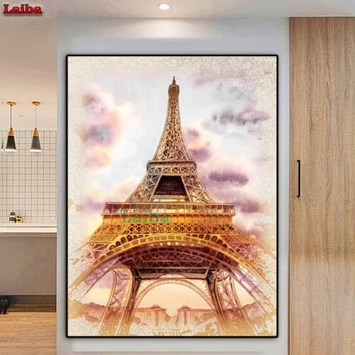 DIY Diamond Painting Abstract paris tower 5D Crystal square Round Diamond Painting Embroidery Home Decor Diamond Mosaic Gift