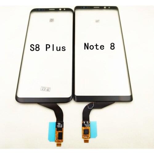 For Samsung Galaxy Note 8 N950 Touch Screen Digitizer Glass Panel For Samsung S8 Plus G955 Touch Panel Repair parts (No LCD)