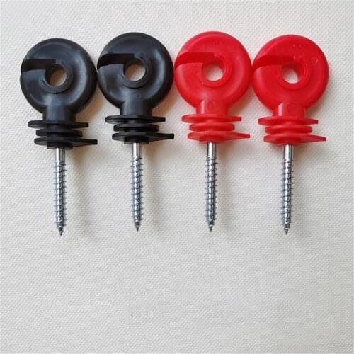 Electric Fence Offset Ring Insulator Fencing Screw In Posts Wire Safe Agricultural Garden Supplies Accessories