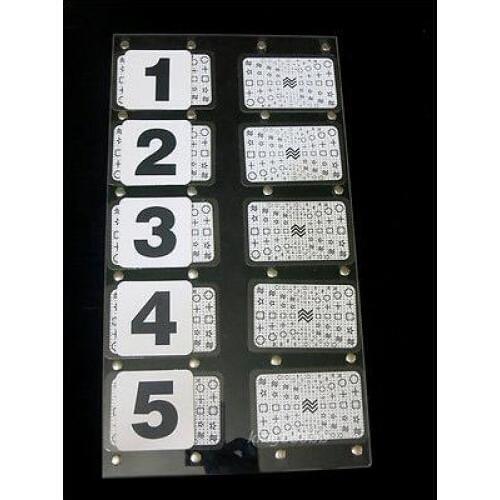 ESP Match Board ESP Prediction Board,Mental ESP Magic Tricks Magician Stage Illusion Props Accessory Gimmick Mentalism Magia