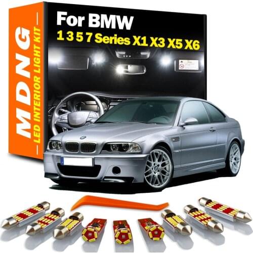 MDNG Canbus LED Interior Light Kit For BMW E87 E82 F20 E36 E46 E90 E91 E39 E60 E61 F10 F11 F01 F02 E84 E83 F25 E53 E70 E71 E72