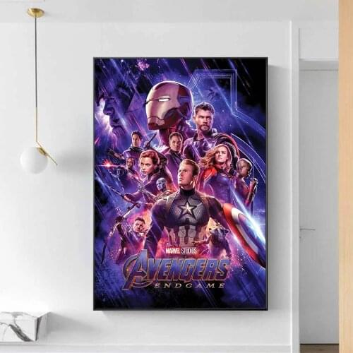 Marvel Canvas Painting, Avengers Movie, HD Print, Captain America, Iron Man, Wall Poster, Art Pictures, Home Decor