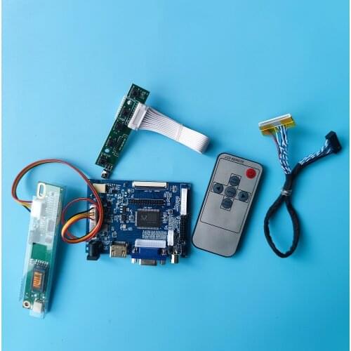 Kit Work for B154EW08 SCREEN 30pin HDMI VGA 1280X800 Controller Board driver panel monitor 2AV DIY LVDS LCD remote AV Screen
