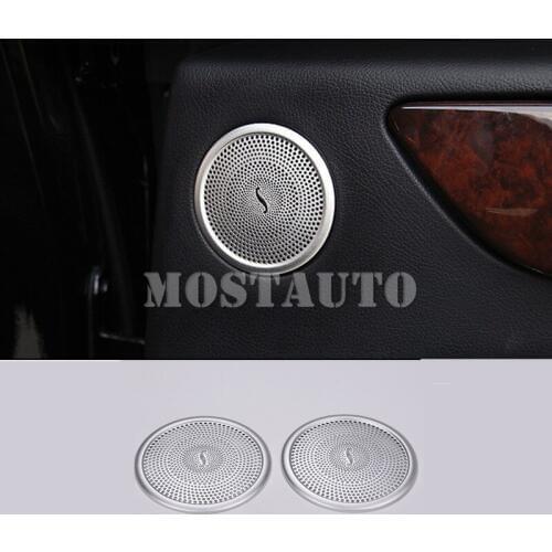 For Benz GLE W166 /Coupe C292 Interior Rear Door Speaker Cover 2015-2018 2pcs Car Accessories Interior Car Decor Car Trim
