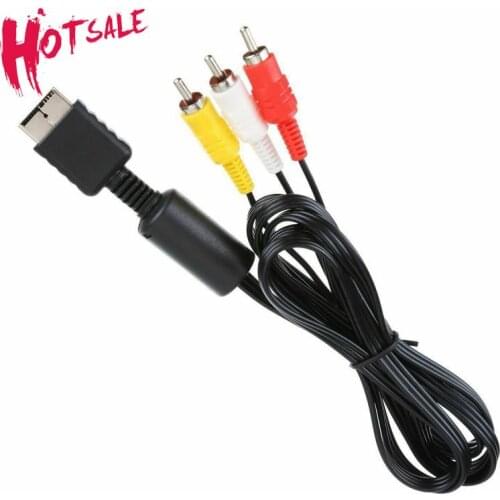 Multi Component Games Audio Video AV Cable To RCA For SONY PS2 PS3 PlayStation SYSTEM Cable Console TV Game Computer Accessories