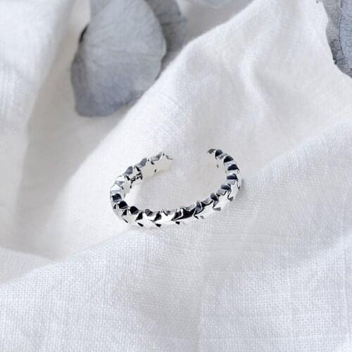 Fashion Female Star Finger Rings For Women Lover Wedding Jewelry Party Trendy Statement Rings Wholesale