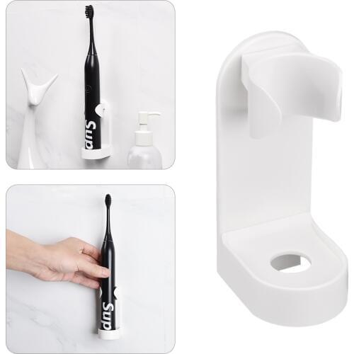 1PC Creative Electric Toothbrush Holder Traceless Toothbrush Stand Wall Mounted Home Bathroom Rack Space Saving Organizer