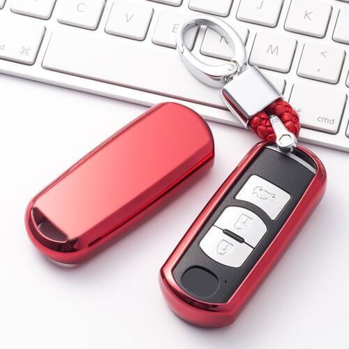 New Soft TPU Car Styling Key Cover Case For Mazda 2 mazda 3 mazda 5 mazda 6 CX-3 CX-4 CX-5 CX-7 CX-9 Atenza Axela MX5 Protector