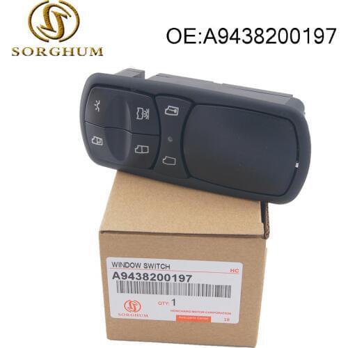 OEM A9438200197 Electric Power Window Lifter Master Control Switch Car Styling for Mercedes Benz Actros