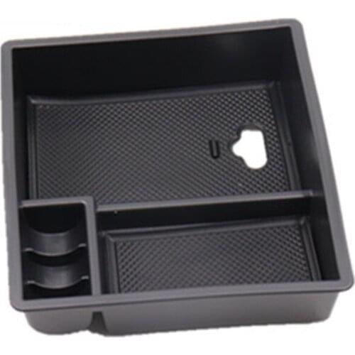 Car Interior Front Center Console Armrest Organizer Tray Storage Box for Toyota Hilux Revo Hilux 2016-2019