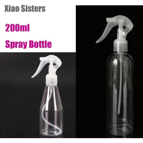 200ml Plastic Spray Bottle Transparent Hairdressing Spray Bottle Salon Hairstyling Water Sprayer Hairdressing Tools