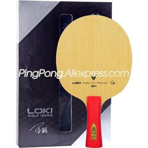 LOKI Violent 7 V7 Table Tennis Blade Racket (7 Ply Wood Offensive) Original LOKI WANG HAO V-7 Ping Pong Bat Paddle