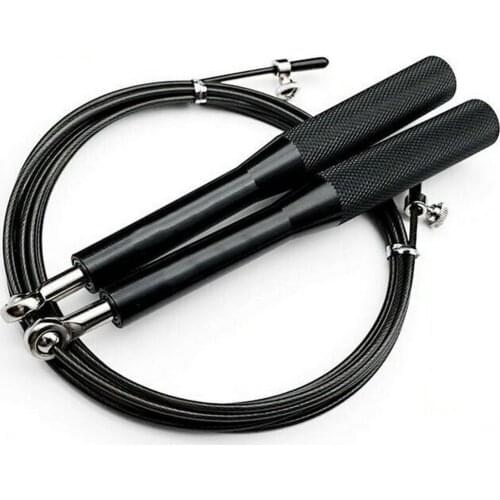 Fitness crossfit speed jump rope professional jump rope boxing fitness jump workout training with spare cable bag Training