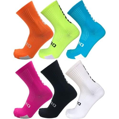 Sports Compression Bike Socks Men Mountain Cycling Socks Professional Competition Racing Socks Basketball Socks
