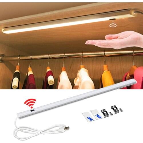 Kitchen Lampara Led lamp for bedroom Hand Sweep Sensor Lights indoor lighting Night Light Wardrobe table lamp Closet Wall lamp