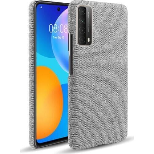 Cloth Cases For Huawei psmart 2021 PPA-LX2 Case Slim Retro Cloth Hard Phone Cover for Huawei Huaweiy Hauwei P Smart 2021 6.67
