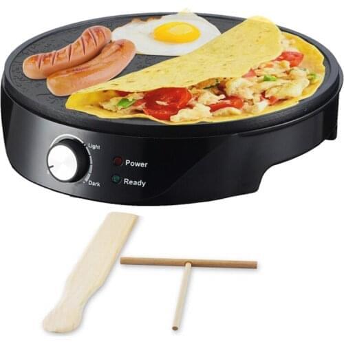 Pancake Maker Aluminum Griddle with Adjustable Temperature Control Light Household 2021