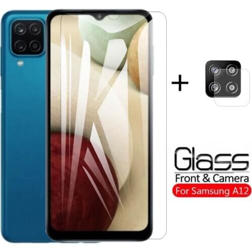 Samsun A12 Glass For Samsung Galaxy A12 Protective Glass Camera Lens Protector For Samsang 21A A 12 SM-A125 Films Pelicula Armor