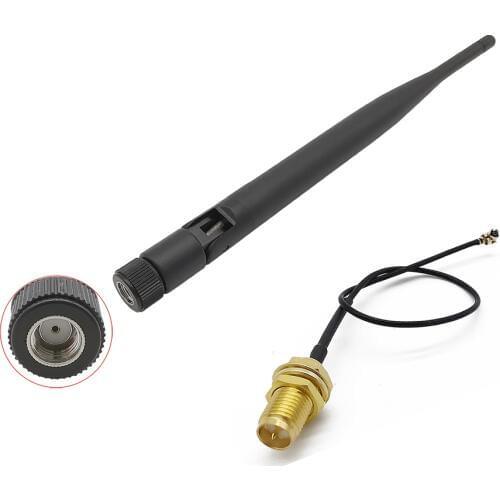 1Set 868MHz Antenna 5dbi RP SMA Male Connector 868 MHz antenne RP SMA 868MHz 5DB WiFi antenna + 15CM RP SMA Female 1.13 Cable