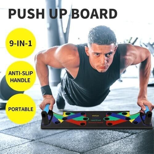 1PC Portable Push-up board Rack Board System Multifunction Bracket Board Fitness Exercise Tool Push-up Rack Board