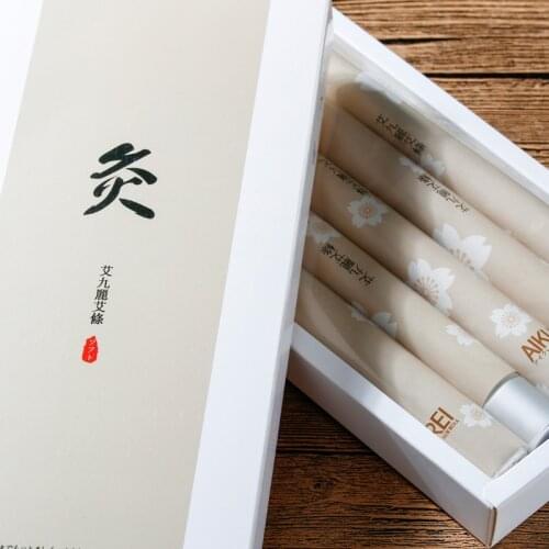 5pcs Pure mugwort Moxibustion Column acupuncture Moxibustion massage stick