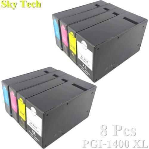 8X Compatible Ink Cartridge For PGI1400XL PGI-1400XL , Suit For Canon MAXIFY MB2040 MB2340 Printer etc