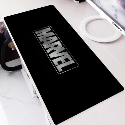 Gamer Accessories Mousepad Marvell Desk Mat Large Gaming Keyboard Mouse Pad Cute Anime Mouse Mats Xxl Rubber Computer Rug CS GO