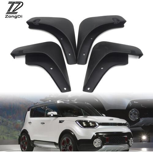 ZD Car Mudflaps Fit For 2010 2011 KIA Soul Splash Guard Mudflap Accessories Mud Flaps Front Rear Mudguards Fenders
