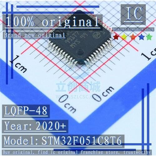 2020+ 100% Brand new original 1PCS-5PCS STM32F051C8T6 LQFP-48 Microcontroller chip