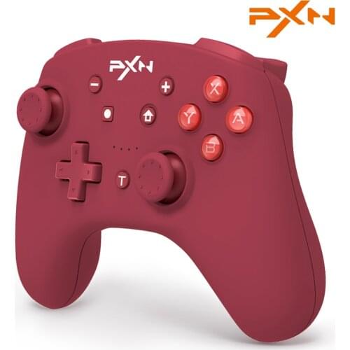 9607X color red Wireless Switch Controller Remote Pro Controller Gamepad Joystick Supports NFC Dual Vibratio Joypad