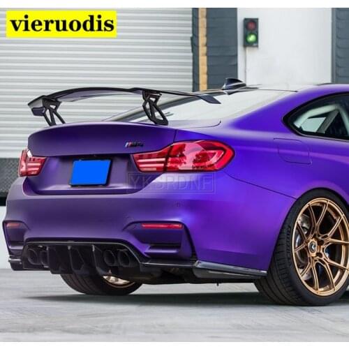 For BMW M2 E92 F80 M3 F82 M4 M5 M6 Sedan Car V Style Racing GT Spoiler Carbon Fiber/FRP Rear Spoiler Boot Tail Wings 2014UP