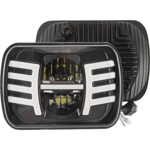 Wrangler Headlight Car LED Headlight for Jeep Wrangler 7"400W High Low Beam H4 LED Light Super Bright 40000LM CREE Auto Headlamp