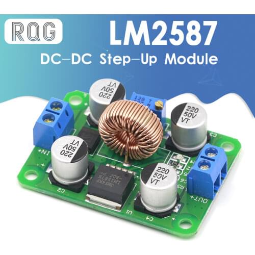 LM2587 DC-DC power modules boost module over lm2577 (Peak 5A) DC Step-Up Converter Module