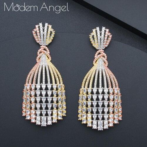 ModemAngel Trendy Shape Earrings For Women Bohemian Earrings Geometric Drop Earring 2020 Brincos Female DIY Fashion Jewelry