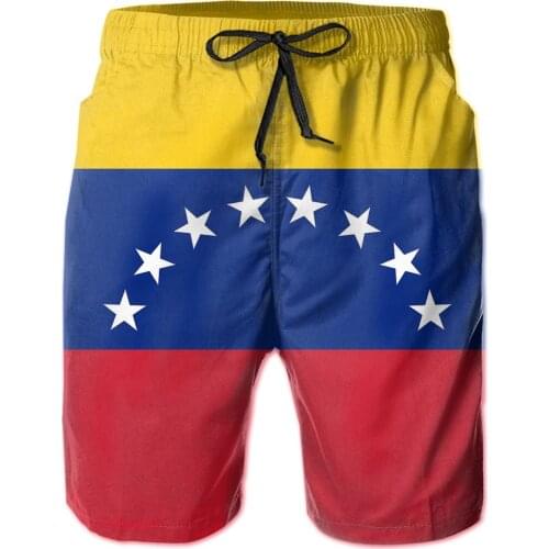 Male Shorts Causal R333 Breathable Quick Dry CoolCasual Flag Of Venezuela Bandera Venezolana Venezuela