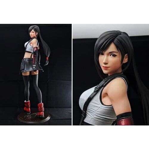 Unpainted GK Resin Figure 1/7 Scale Final Fantasy VII Tifa Model Kit Self-Assembled Figures Kit No.256