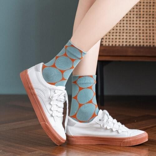 YZ-S-ZZ-0043 new Spring and Autumn new ladies' socks sweet mid-tube socks Japanese college style cotton womens socks