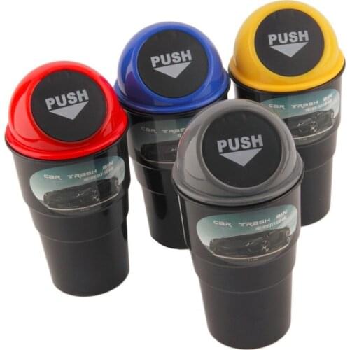 New Convenient Mini Auto Car Home Trash Rubbish Can Garbage Dust Case Holder Box Bin Dustbin New Dropping Shipping& hot selling