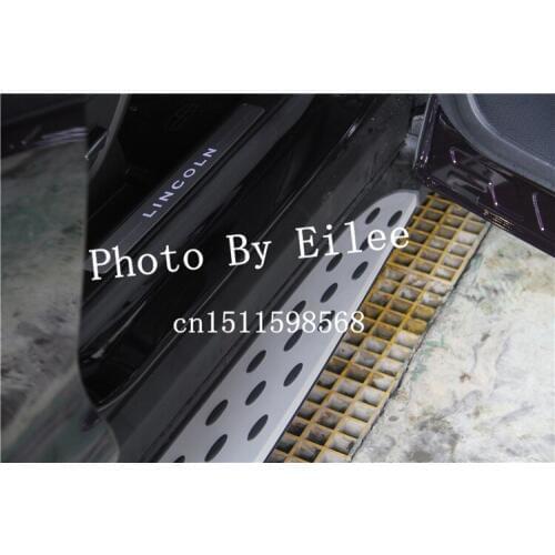 New Design Aluminium Running board side steps nerf bar Suitable FOR Lincoln MKC 2016-2020