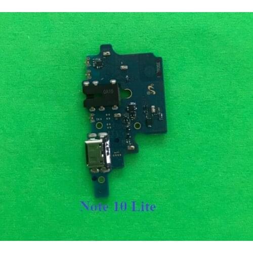 Original For Samsung Galaxy Note 10 Lite Note10 Lite USB Charger Charging Dock Port Connector Board Dock Flex Cable Repair Parts