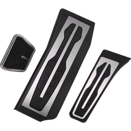 For BMW 5-Series G30 G31 2017 Stainless Steel Car Accelerator Pedal Brake Pedals Cover Rest Pedals