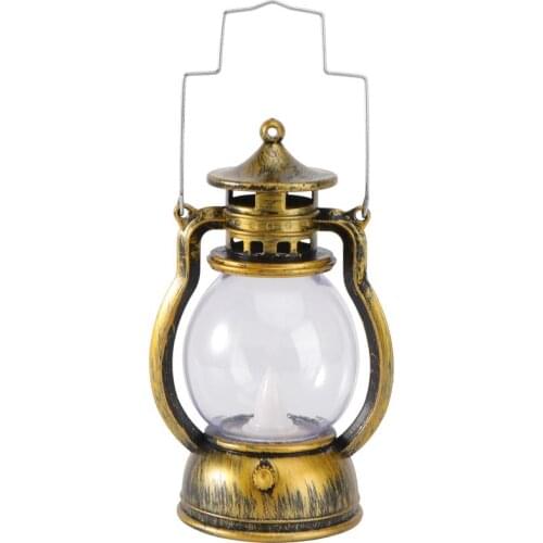 Retro Handheld Lantern Creative Bar Decoration Scene Vibe Lamp Party Decoration Accessories Garden Yard Lamp(With Battery)