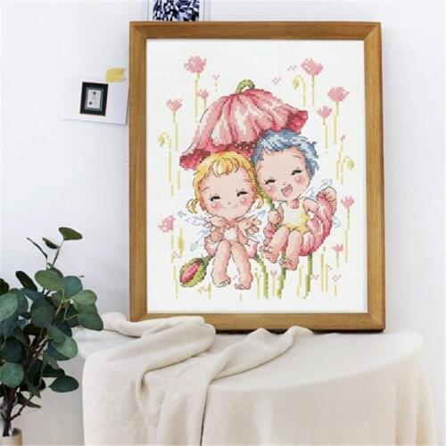 SO3201 Korean Love Mini Cartoon Package Craft Stich Cross Stitch Needlework Embroidery Crafts Counted Cross-Stitching Kits Gift