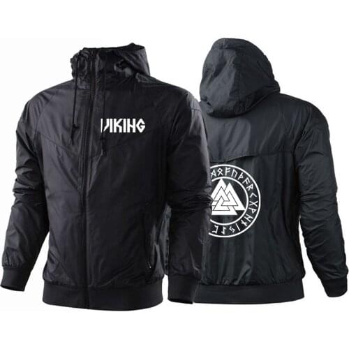 Unisex men Summer Odin Viking Valhalla Sports Punk Designer Fleece Sweatshirt Hoodies Patchwork Harajuku Zipper Jackets