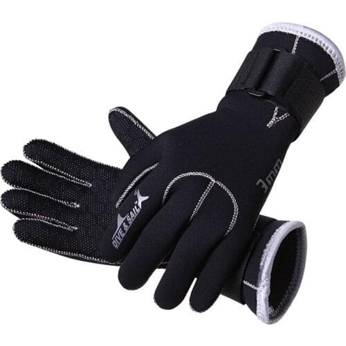 Outdoor 3MM Neoprene Diving Gloves Comfortable Non-Slip Diving Gloves Water Sports Surfing Snorkeling Warm Wear-Resistant Gloves